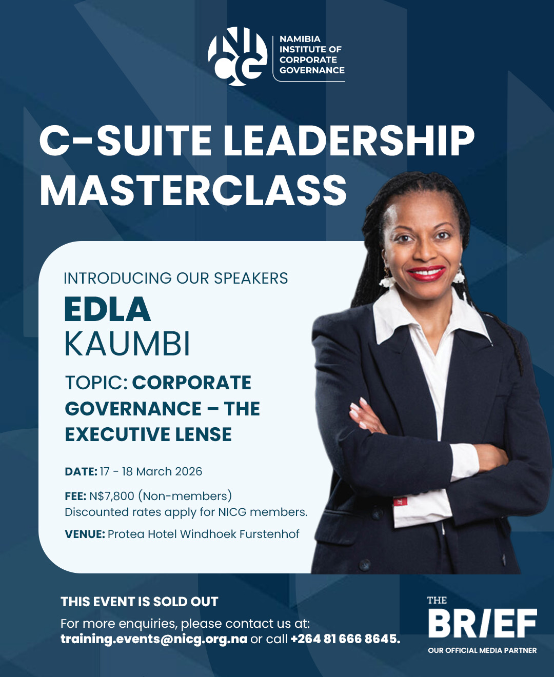 Speaker - Edla Kaumbi